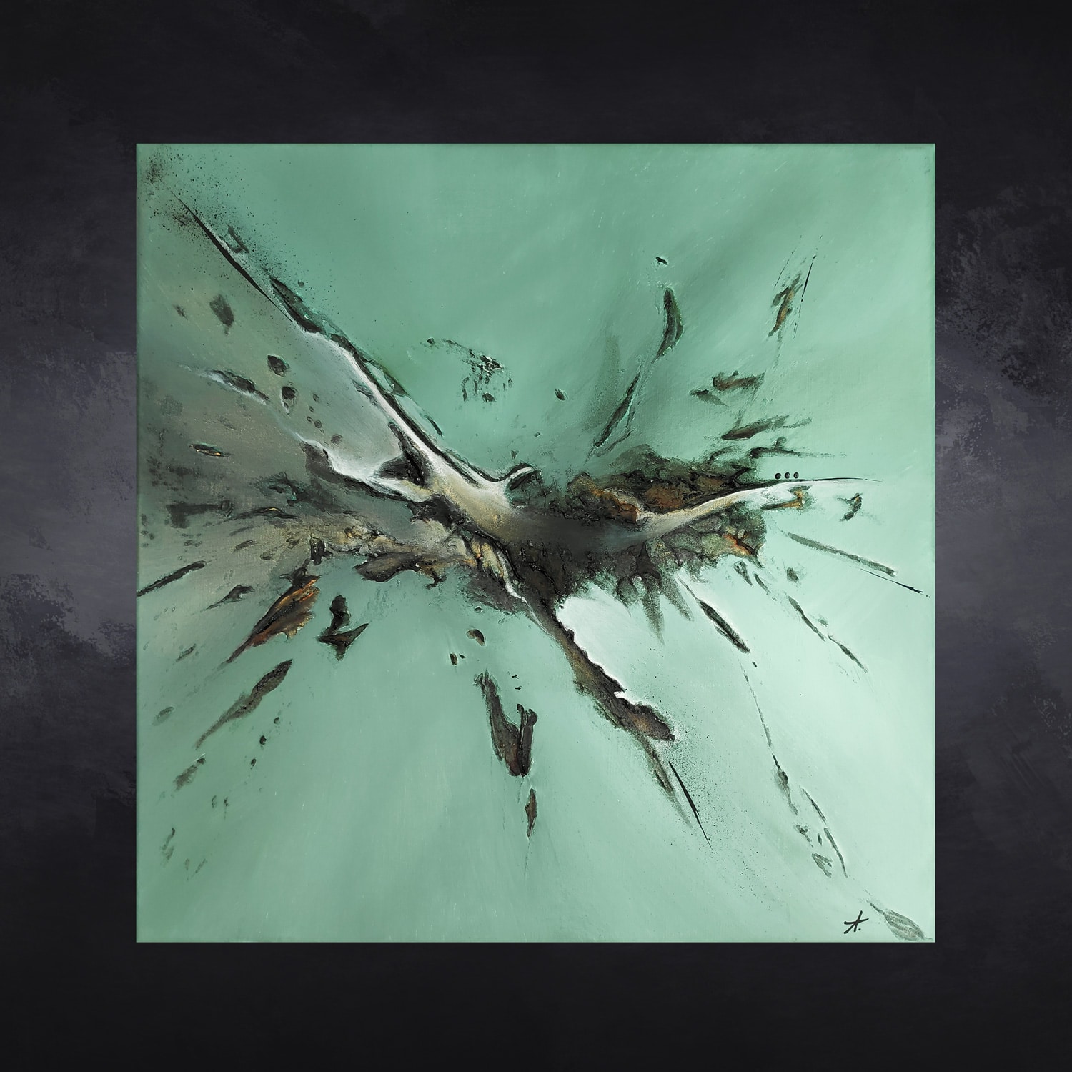 canal-tableau-abstrait-virginie-ayala