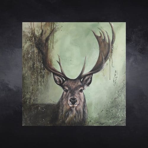 cerf01-tableau-figuratif-animaux-virginie-ayala