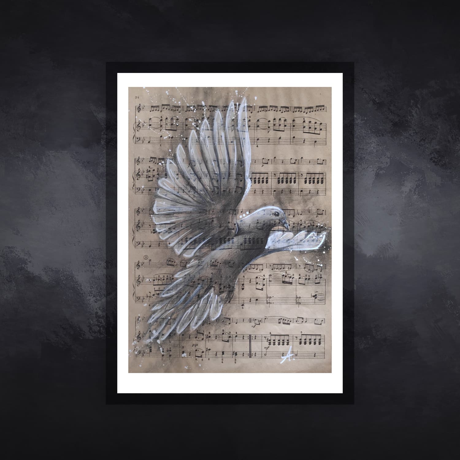 colombe01-tableau-figuratif-animaux-virginie-ayala